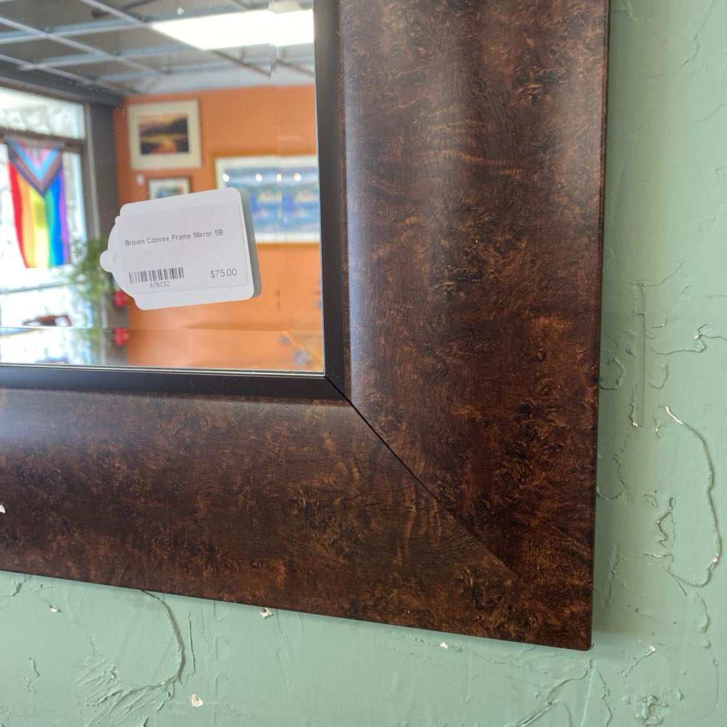 Brown Convex Frame Mirror C MIRRORS