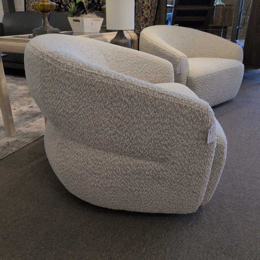 Palena Beige Swivel Arm Chair U ACCENT CHAIRS