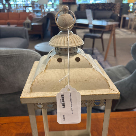 White Washed Lantern