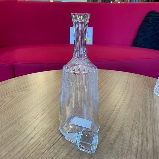 Heavy Round Baccarat Crystal Decanter AS IS SMALLS