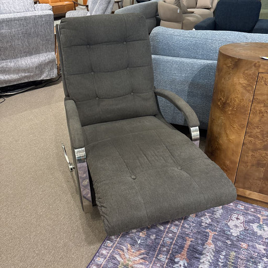 Chrome &Grey La-z-boy Recliner U ACCENT CHAIRS