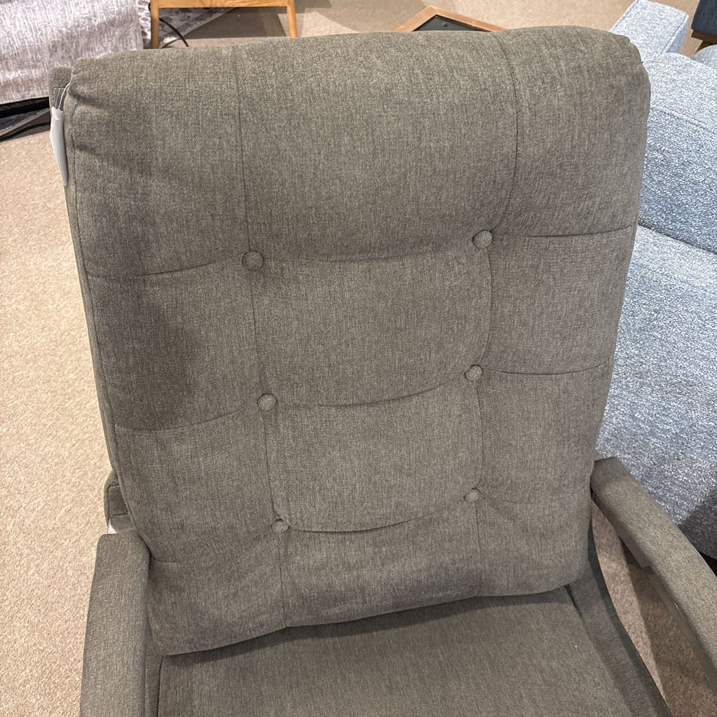 Chrome &Grey La-z-boy Recliner
