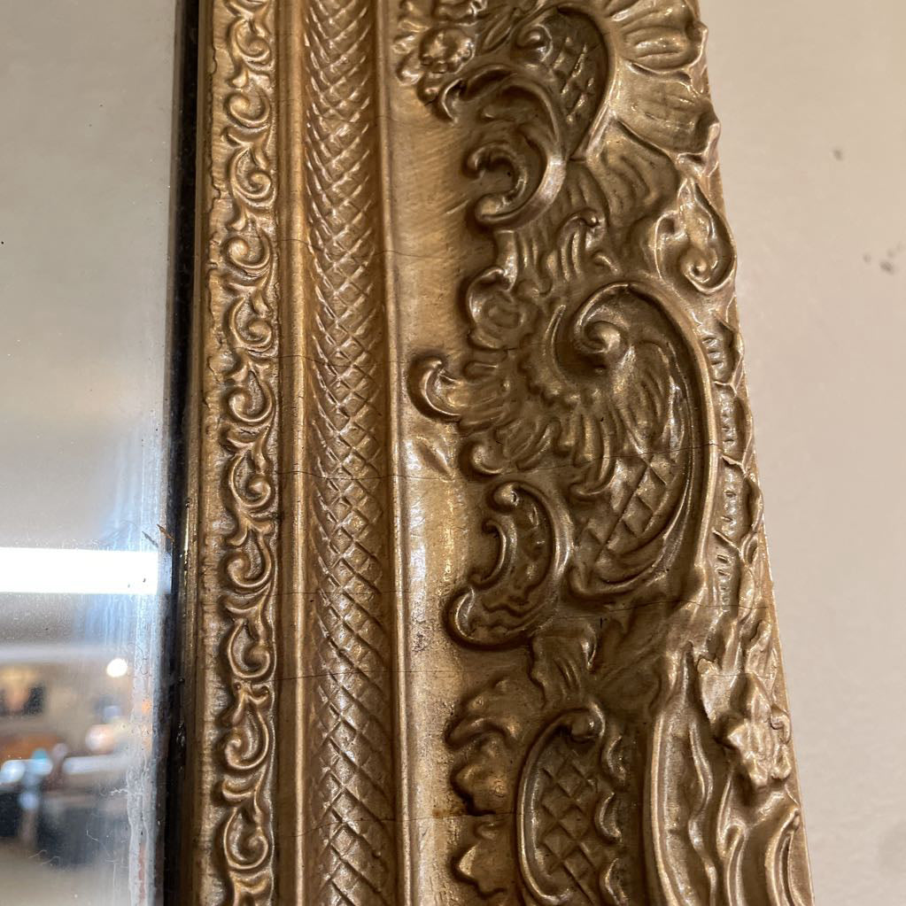 Lage Ornate Gilded Rectangular Mirror