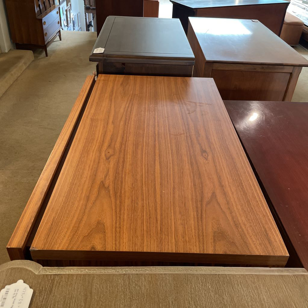 Float Walnut Finish 5 Drawer Chest