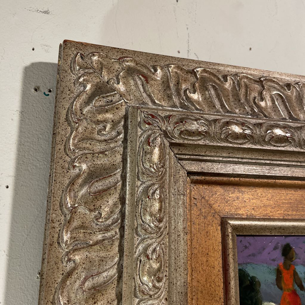 Framed Ladies of Jamaica Painting