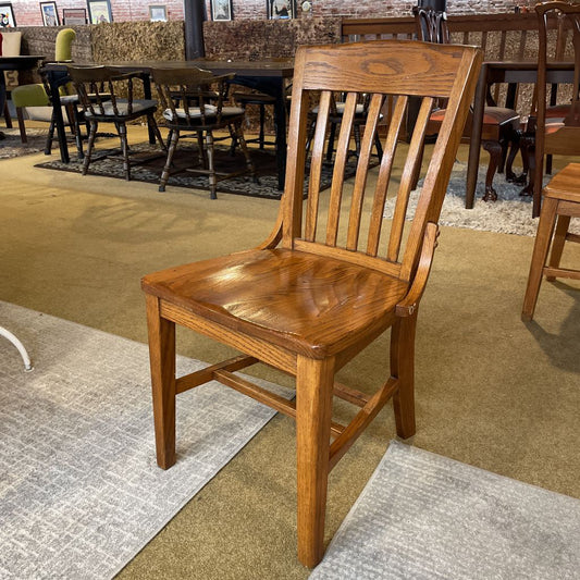 Oak Ladder Back Dining Chairs SET of 4 C DINING CHAIRS