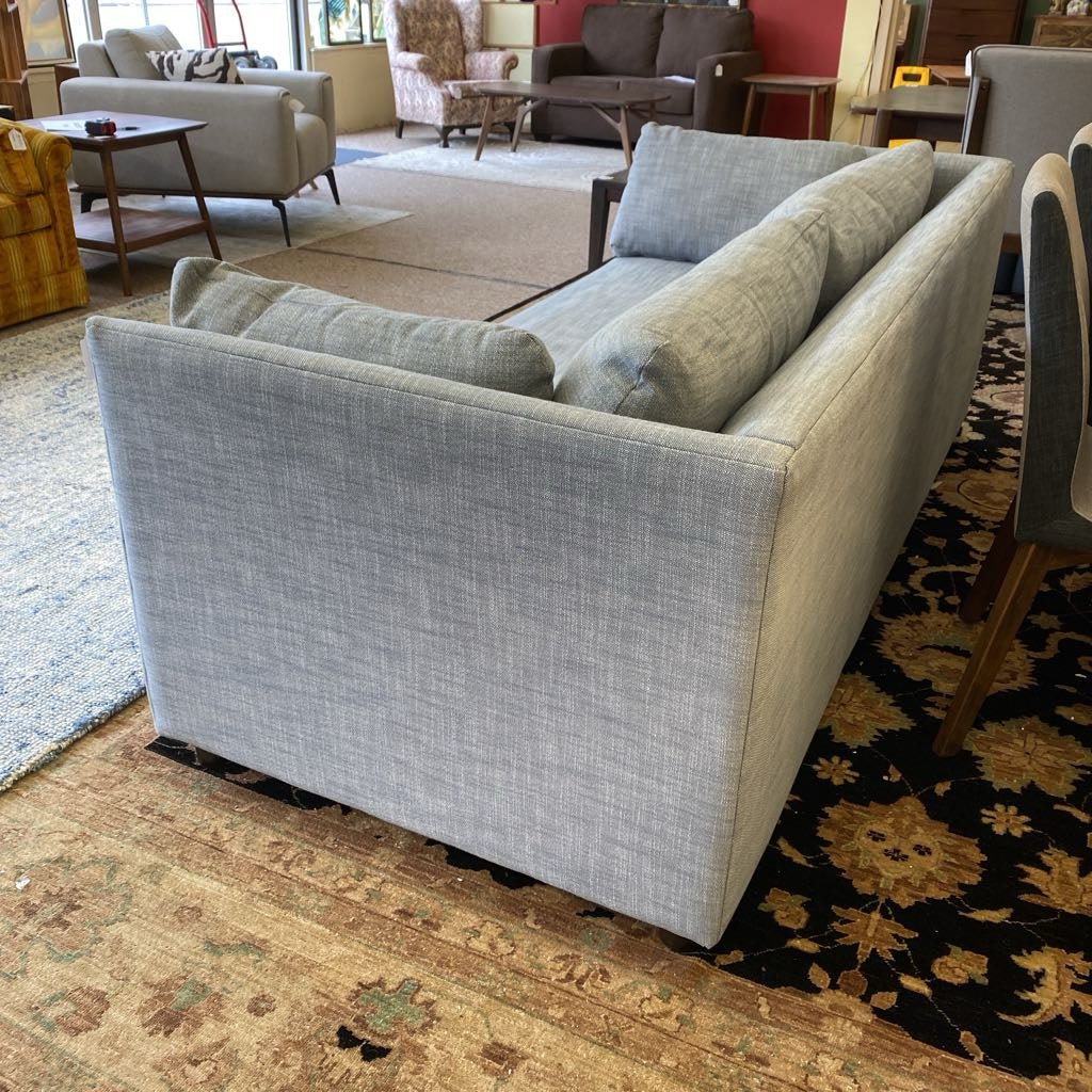 WEST ELM SHELTER Grey Queen Sleeper
