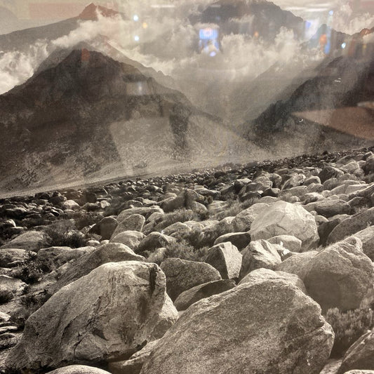 Black & White Mountains & Rocks Pic ART