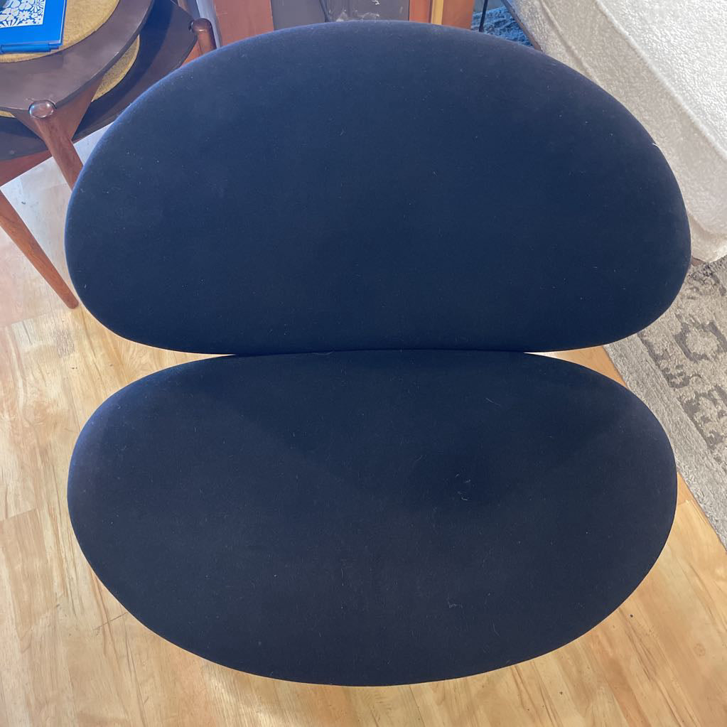 Black Orange Slice Style Chair