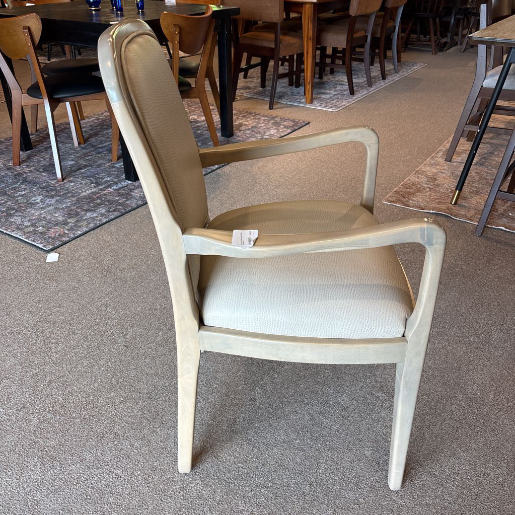 Set of 6 Ostrich Leather Dining Chairs