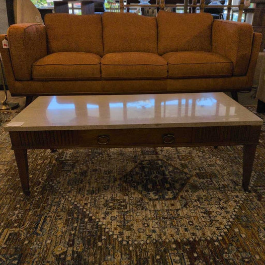 MCM Coffee Table w/Marble Top