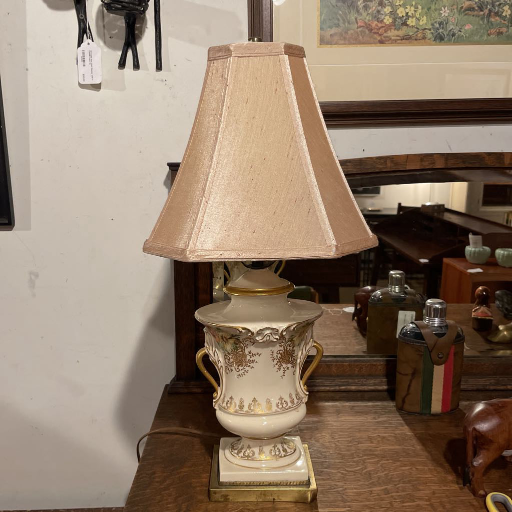 Gold Embellished Lamp