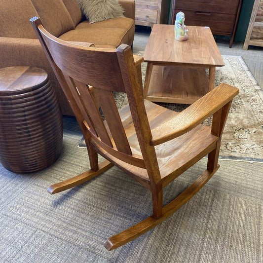 Oak Mission Style Rocker