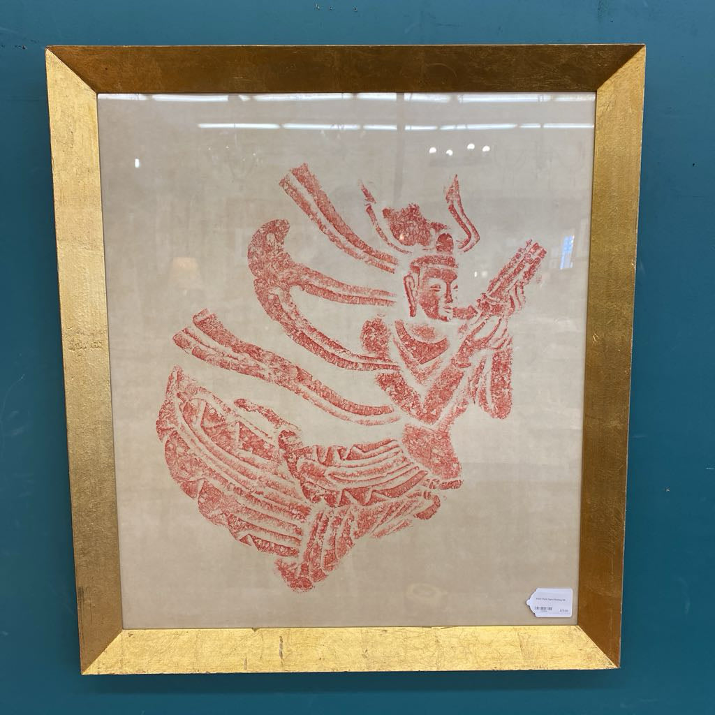 Asian Style Figure Rubbing ART
