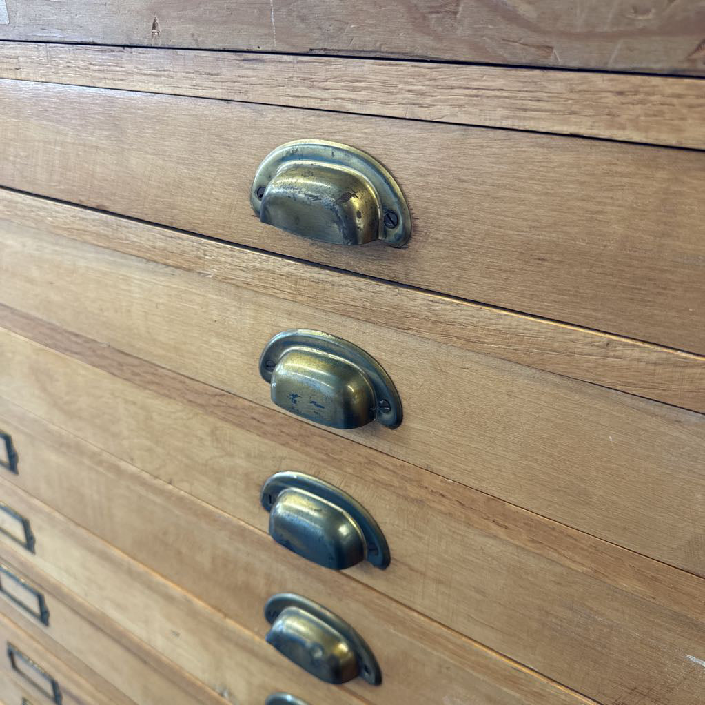 Vintage US FOREST SERVICE Map Storage