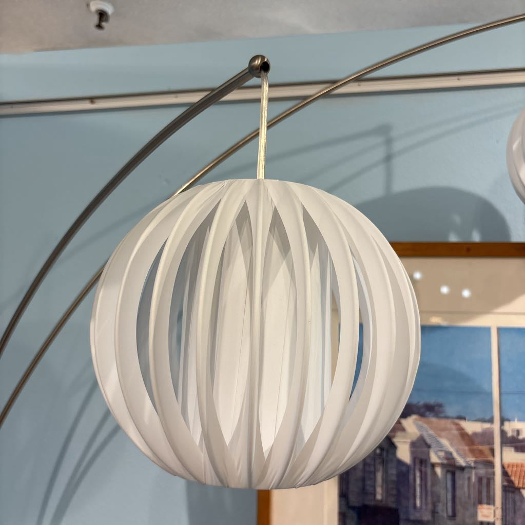 3 Light Arch Lamp White Shade