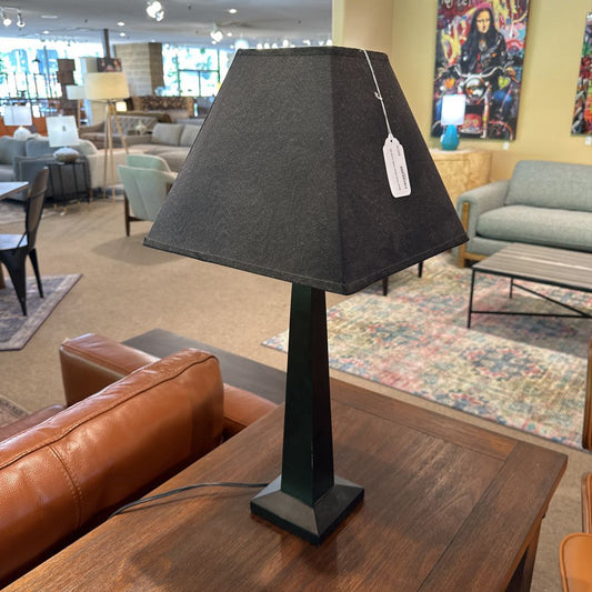 Black Prism Base Table Lamp LAMPS