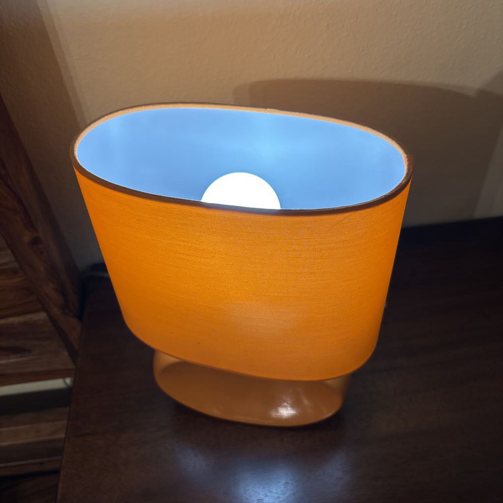 Orange Ceramic Table Lamp LAMPS