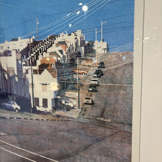 Robert Bechtle Signed Print "34th Ave"