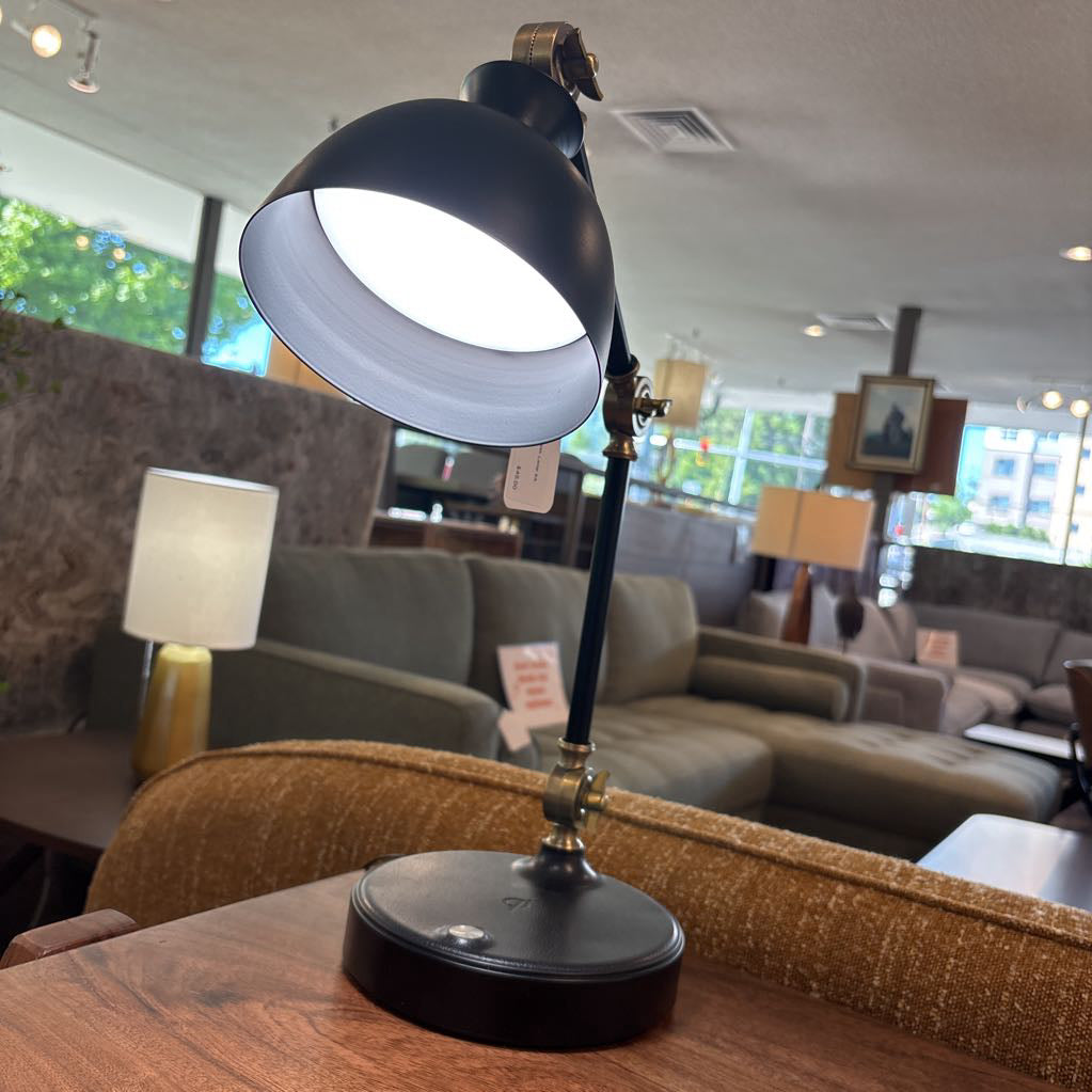 Black & Brass Desk Lamp