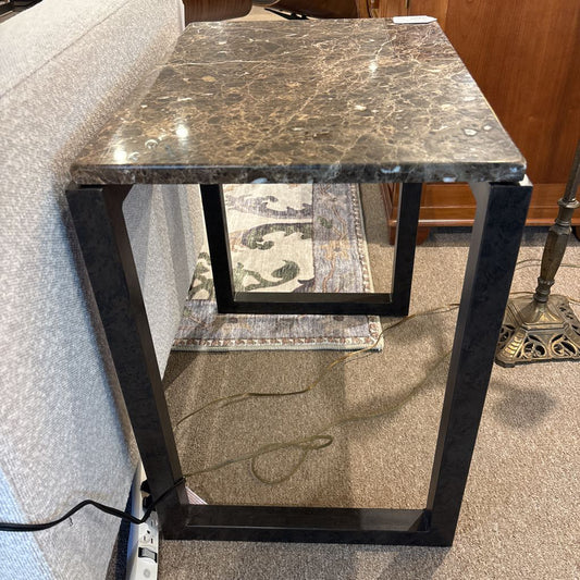 Stone Top Modern Side Table C SIDE TABLES