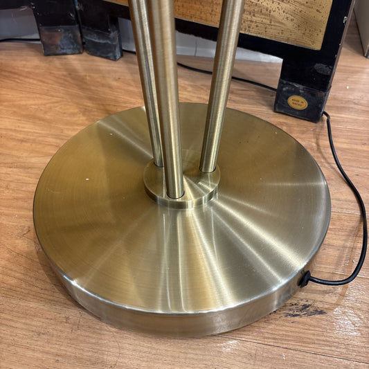 Brass Cattail Floor Lamp