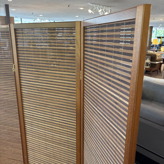 Bamboo Slat 4 Panel Screen C SCREENS