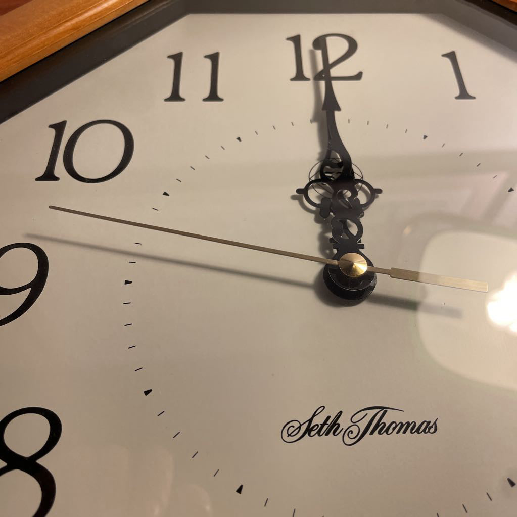 Octagonal Seth Thomas Wall Clock