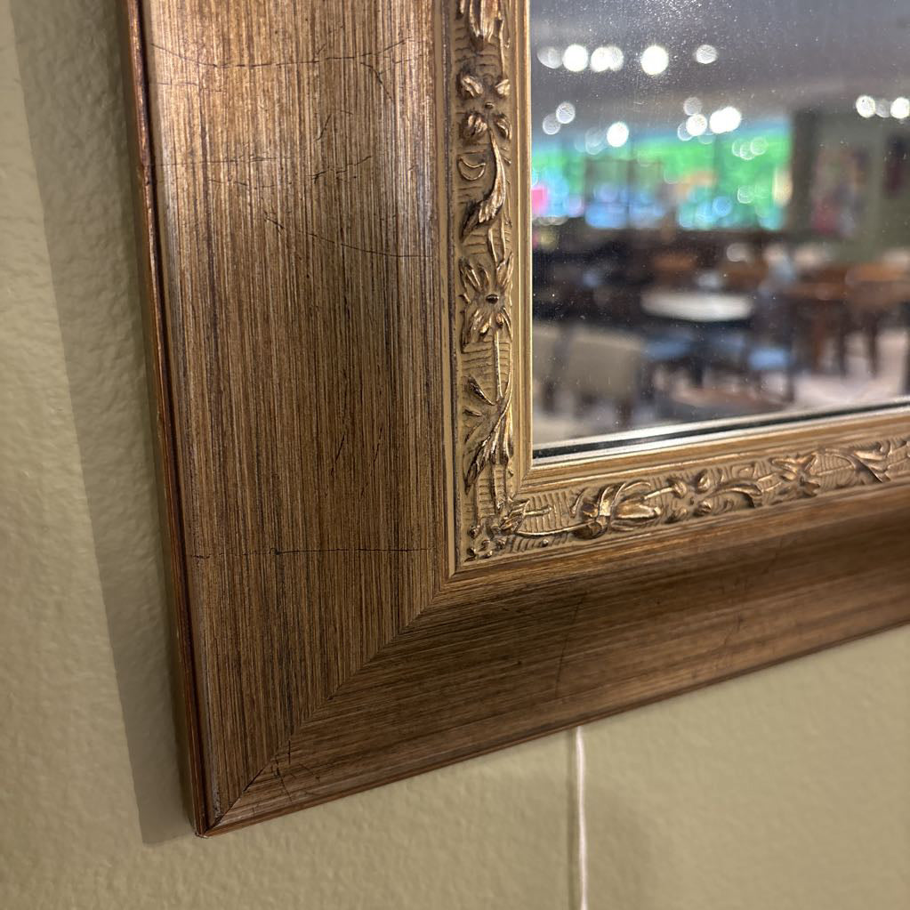 Large Gold Framed Mirror