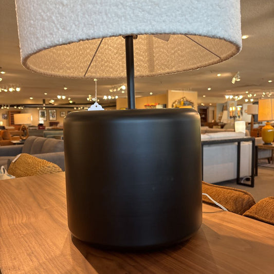 Black Round Base Table Lamp LAMPS