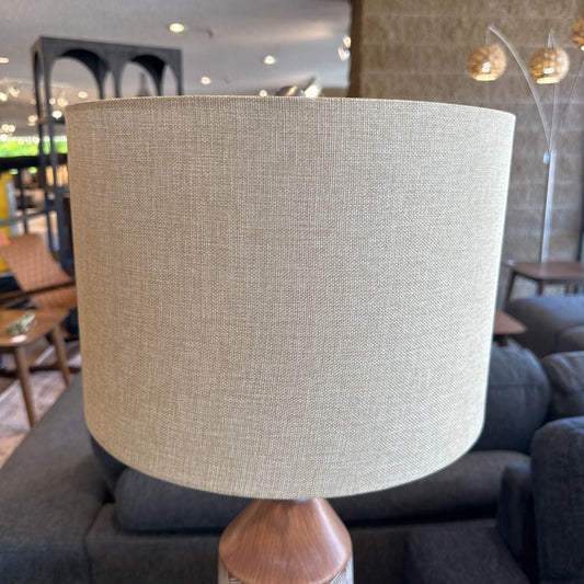 Brown Pattern Ceramic Table Lamp LAMPS