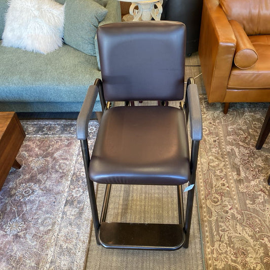 Black Institutional Armchair U ACCENT CHAIRS