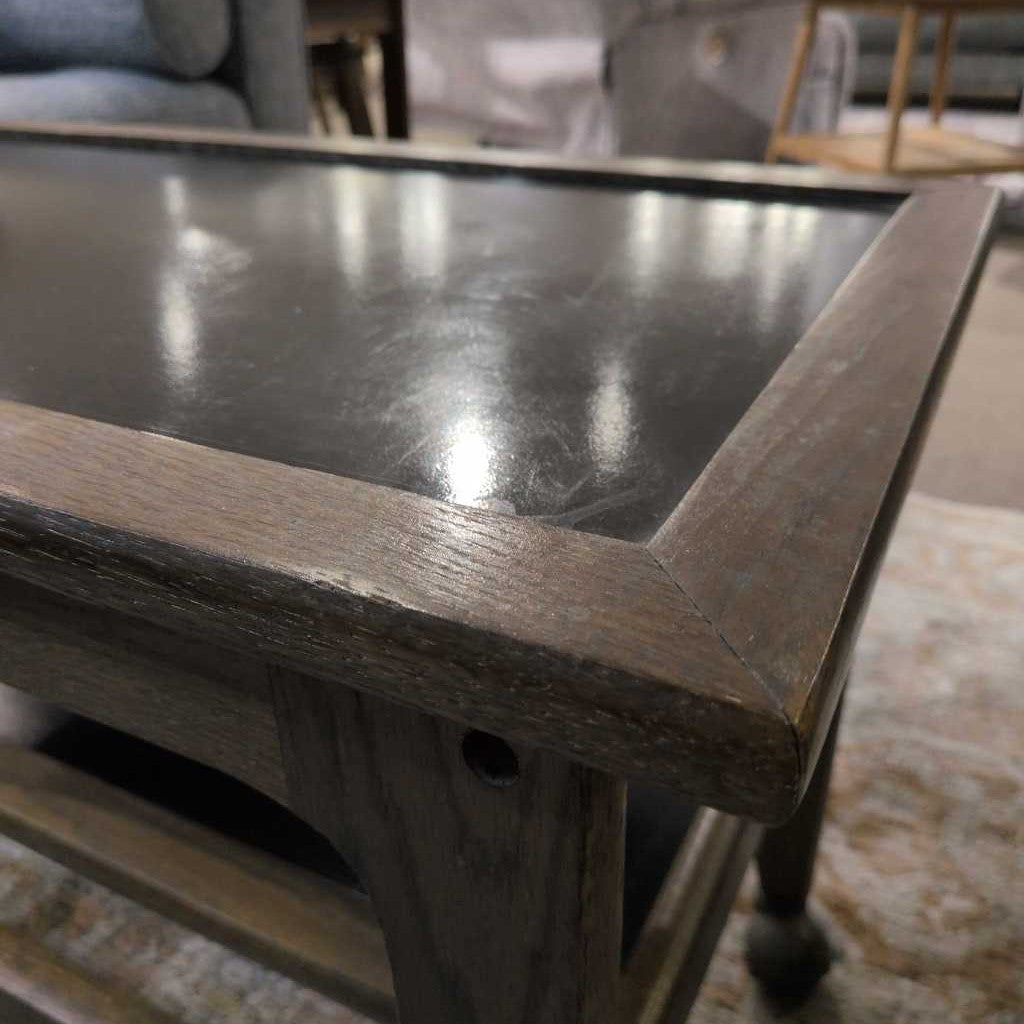 Side Table w/ Wheels