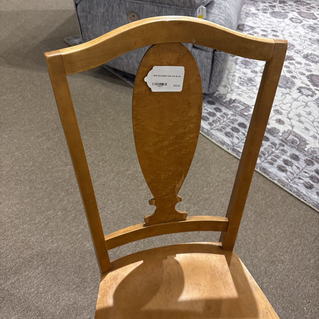 Birds Eye Maple Chair (AS IS)