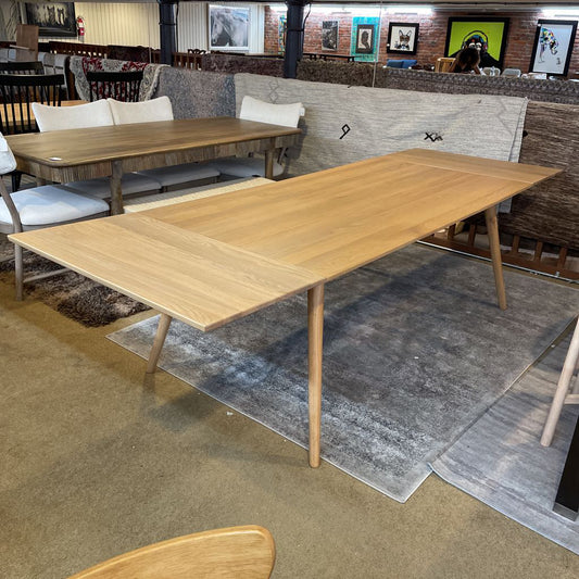 Extendable Blonde Oak Dining Table