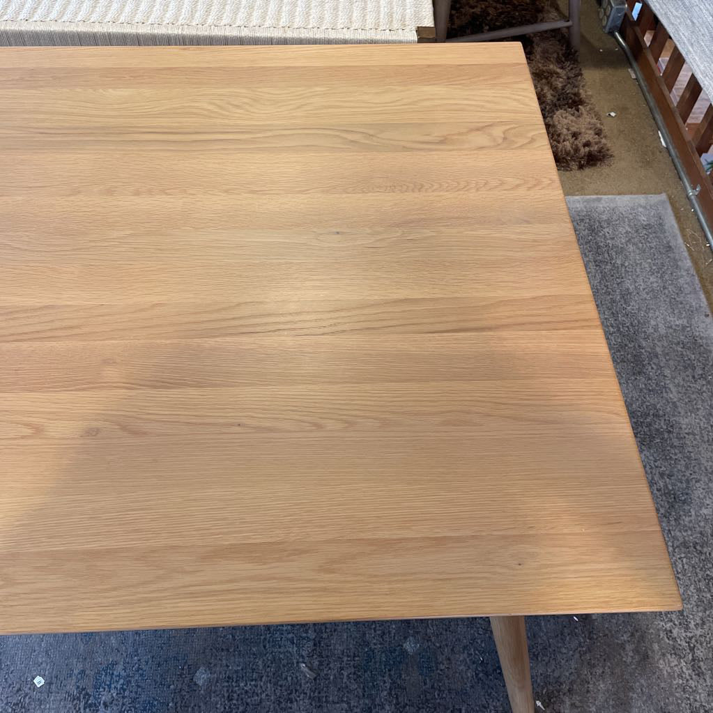 Extendable Blonde Oak Dining Table