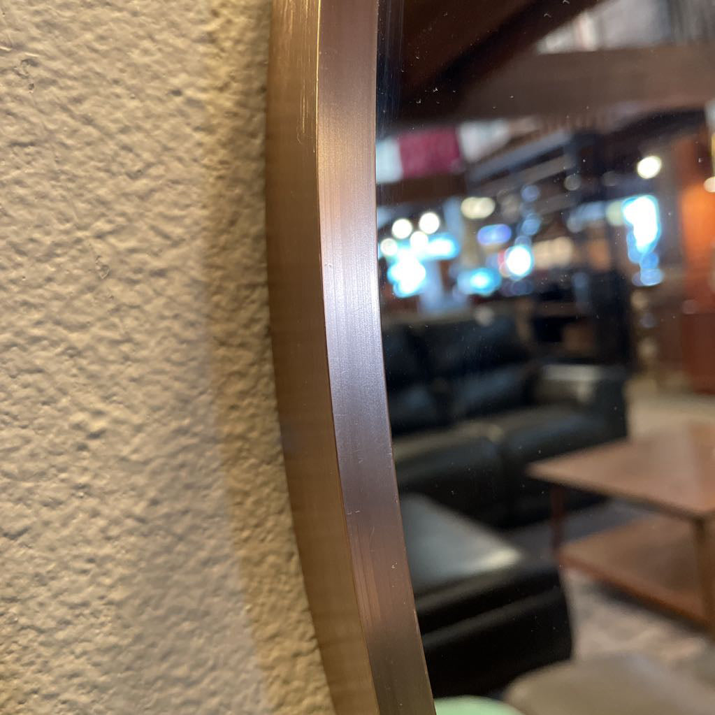 Copper Round Mirror