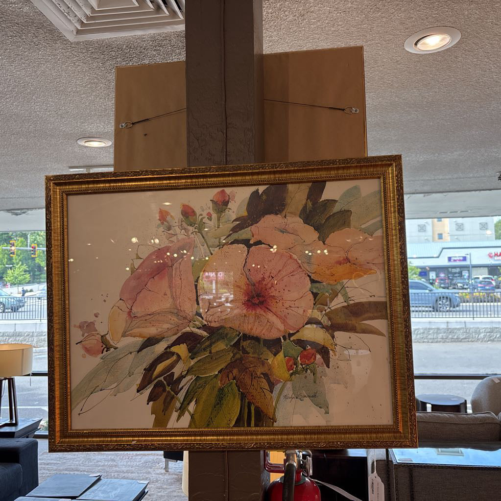 Pink Flower Bouquet Art