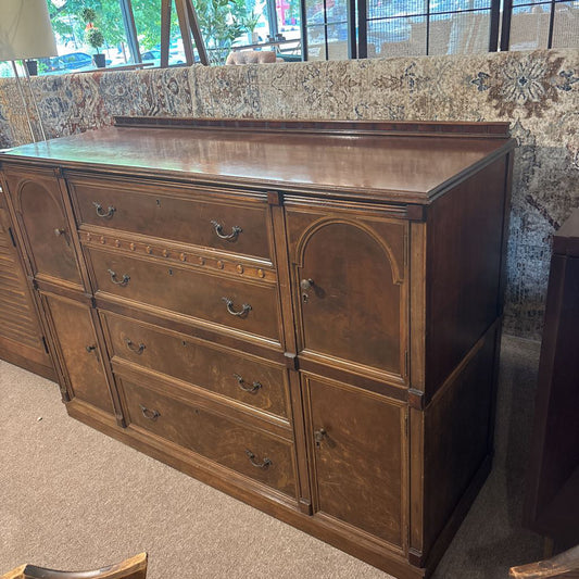 1930's Sleigh Credenza w/Key C SIDEBOARDS