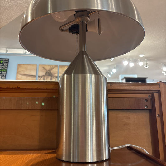 Brushed Nickel Metal Table Lamp LAMPS