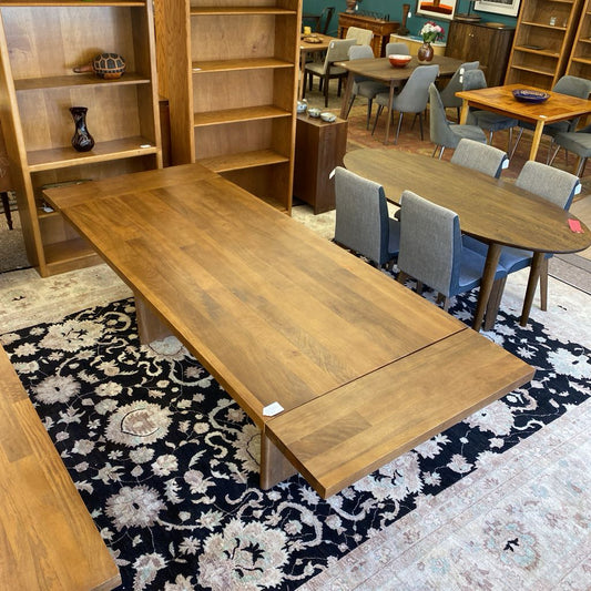 POTTERY BARN Mango Wood Extenable Dining Table (AS IS)