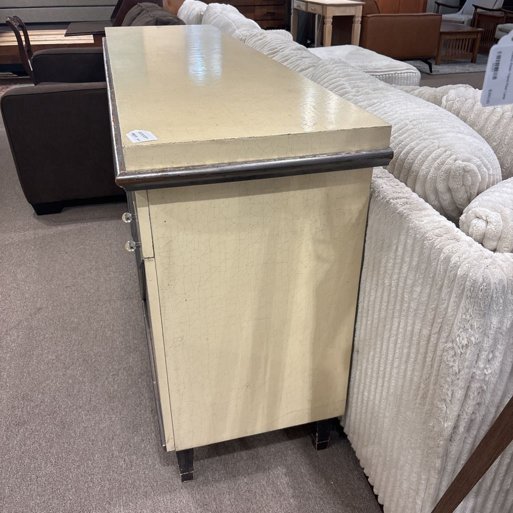 Custom Weathered Sideboard Signed by Peter Gutkin