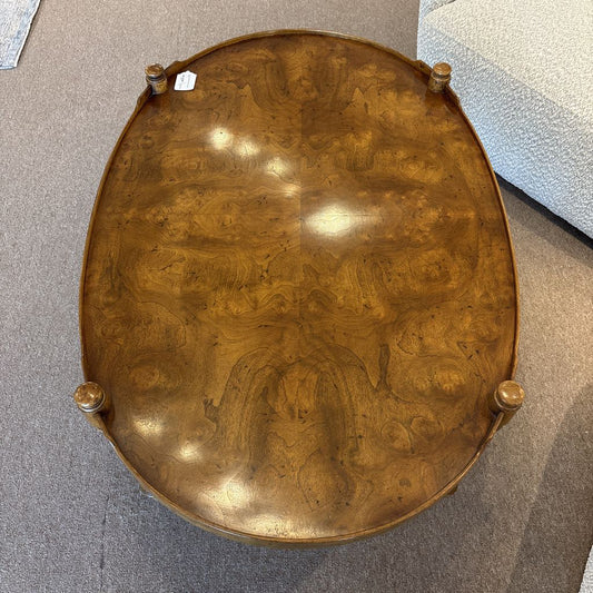 MC Heritage Burl Walnut Coffee Table