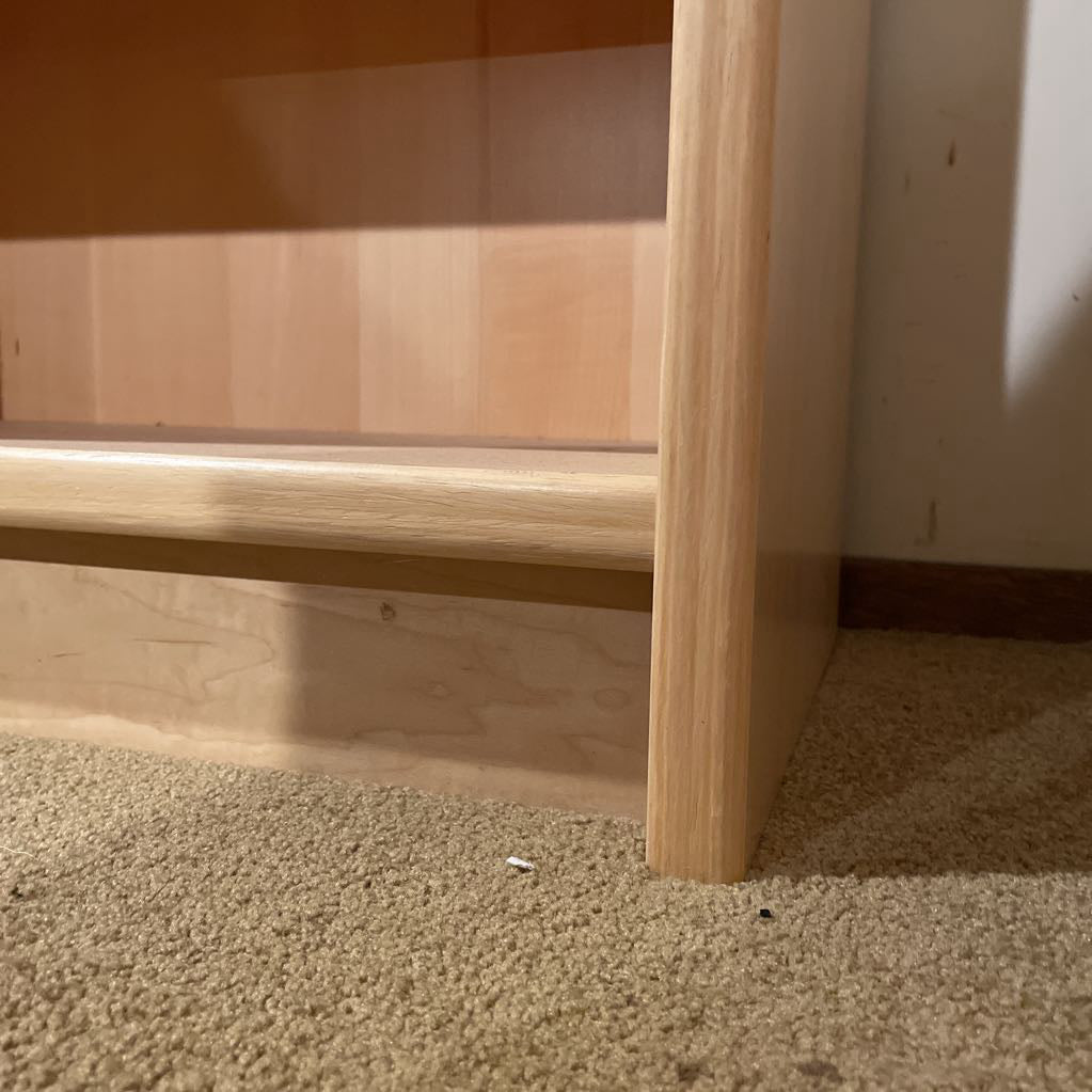 Maple Tall Narrow Bookcase