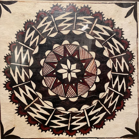 Framed Round Design from Tonga ART