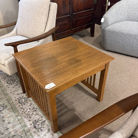 Mission Style Oak Side Table