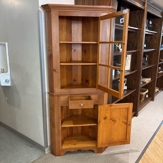 Corner Cabinet w/ Glass Door C CABINETS