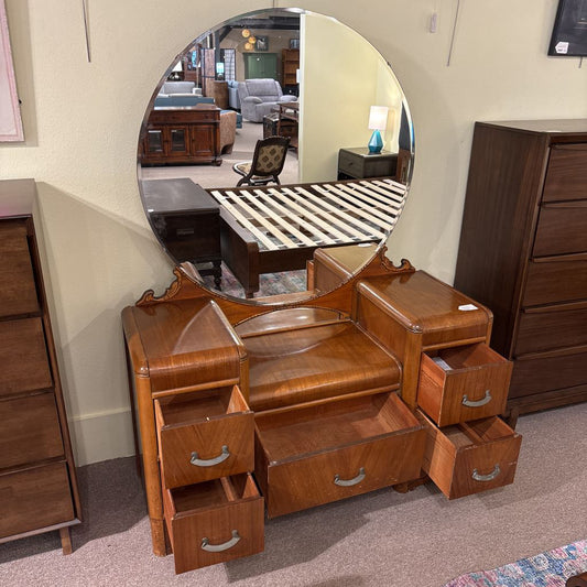 Vintage Waterfall 5 Drawer Dressing Table C VANITIES
