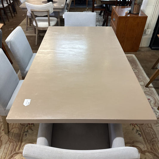 Beige Painted Dining Table C DINING TABLES
