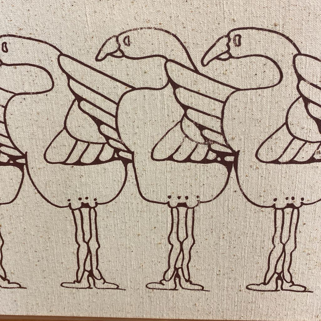 Stylized Flock of Birds Art